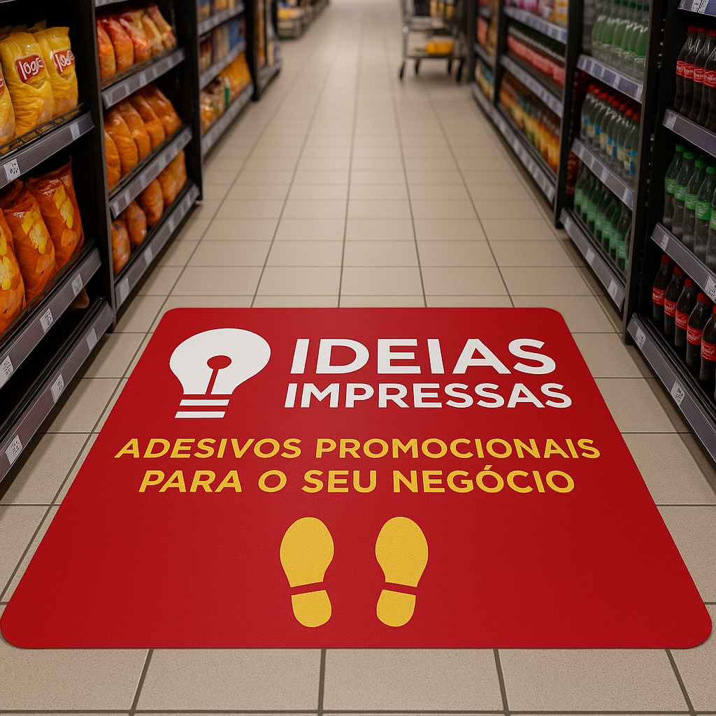 Adesivo de Chão Personalizado